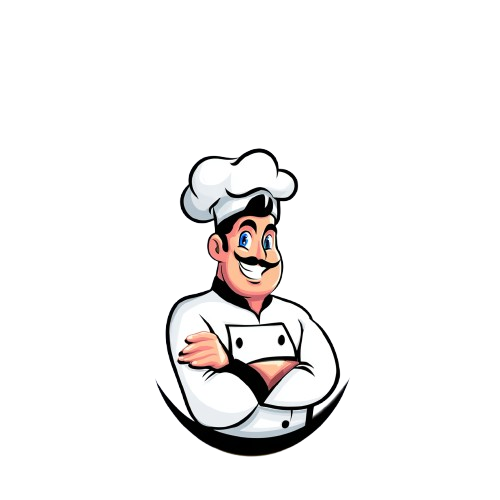 Professional chef cooking