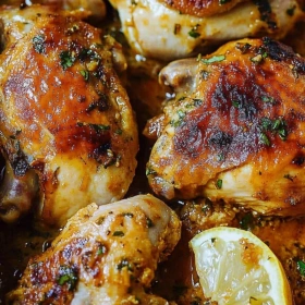 Cooking process for Savory Herb-Glazed Chicken Drumsticks showing technique and proper timing