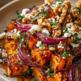 Step-by-step preparation of Maple Roasted Pumpkin Delight showing ingredients and initial cooking steps