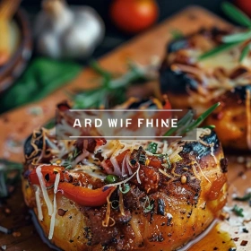 Step-by-step preparation of Spaghetti Garlic Bread Bowls showing ingredients and initial cooking steps