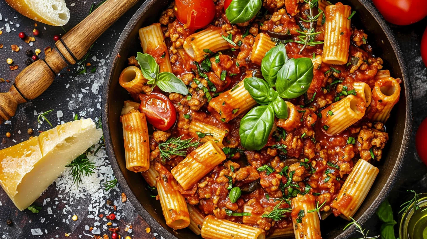 Hearty Beef Rigatoni Delight
