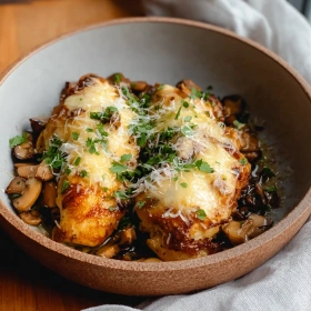 Savory Mushroom Stuffed Chicken recipe