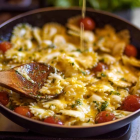 Cooking process for Vibrant Italian Pasta Salad showing technique and proper timing