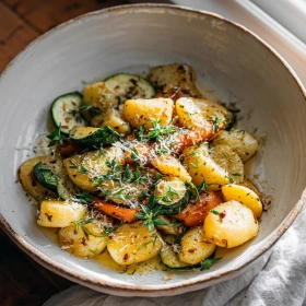 Garlic Herb Roasted Veggies recipe