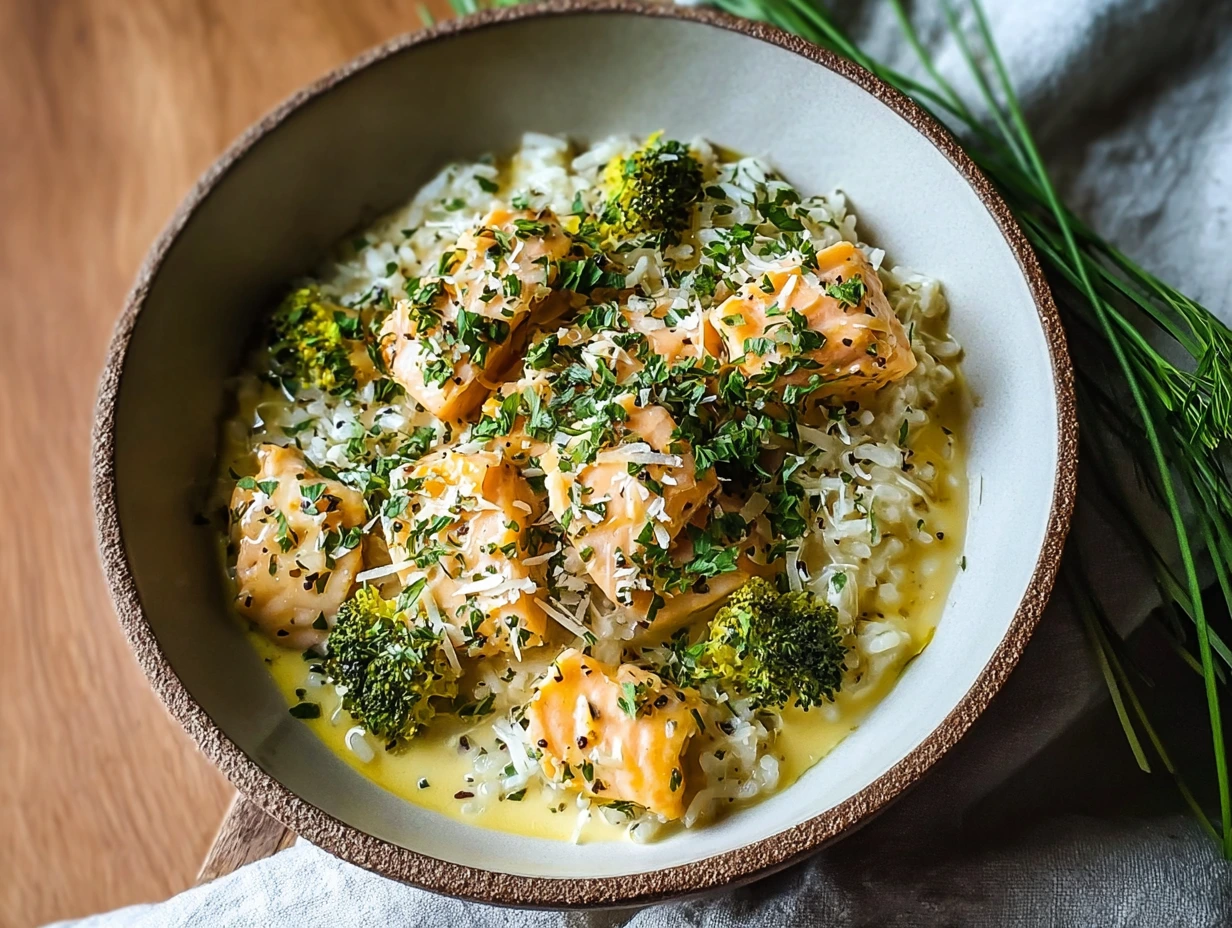 Savory Salmon Broccoli Bowl