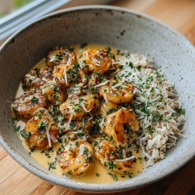 Creamy Garlic Shrimp Delight recipe