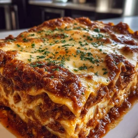 Cooking process for Ultimate Comfort Lasagna showing technique and proper timing