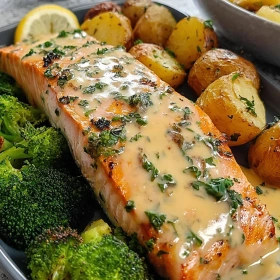 Lemon Butter Salmon Delight recipe