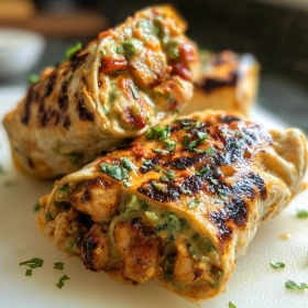 Chipotle Ranch Chicken Burrito recipe