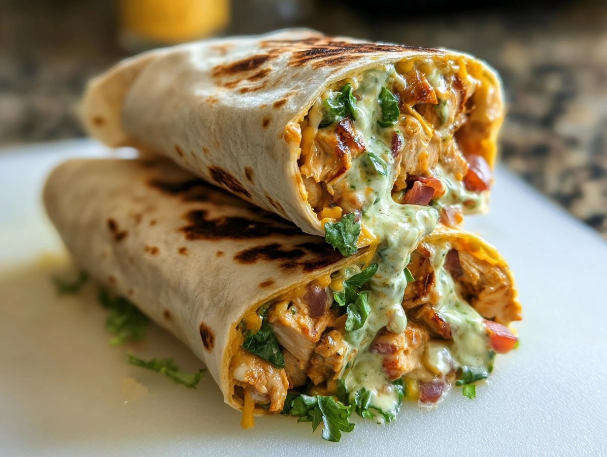 Chipotle Ranch Chicken Burrito