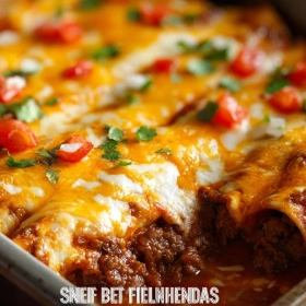 Cooking process for Quick Beef Enchiladas showing technique and proper timing