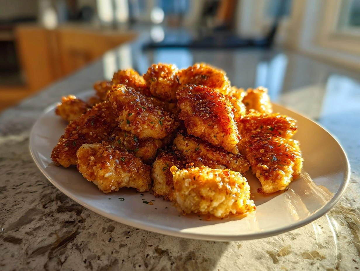Honey Garlic Crispy Chicken