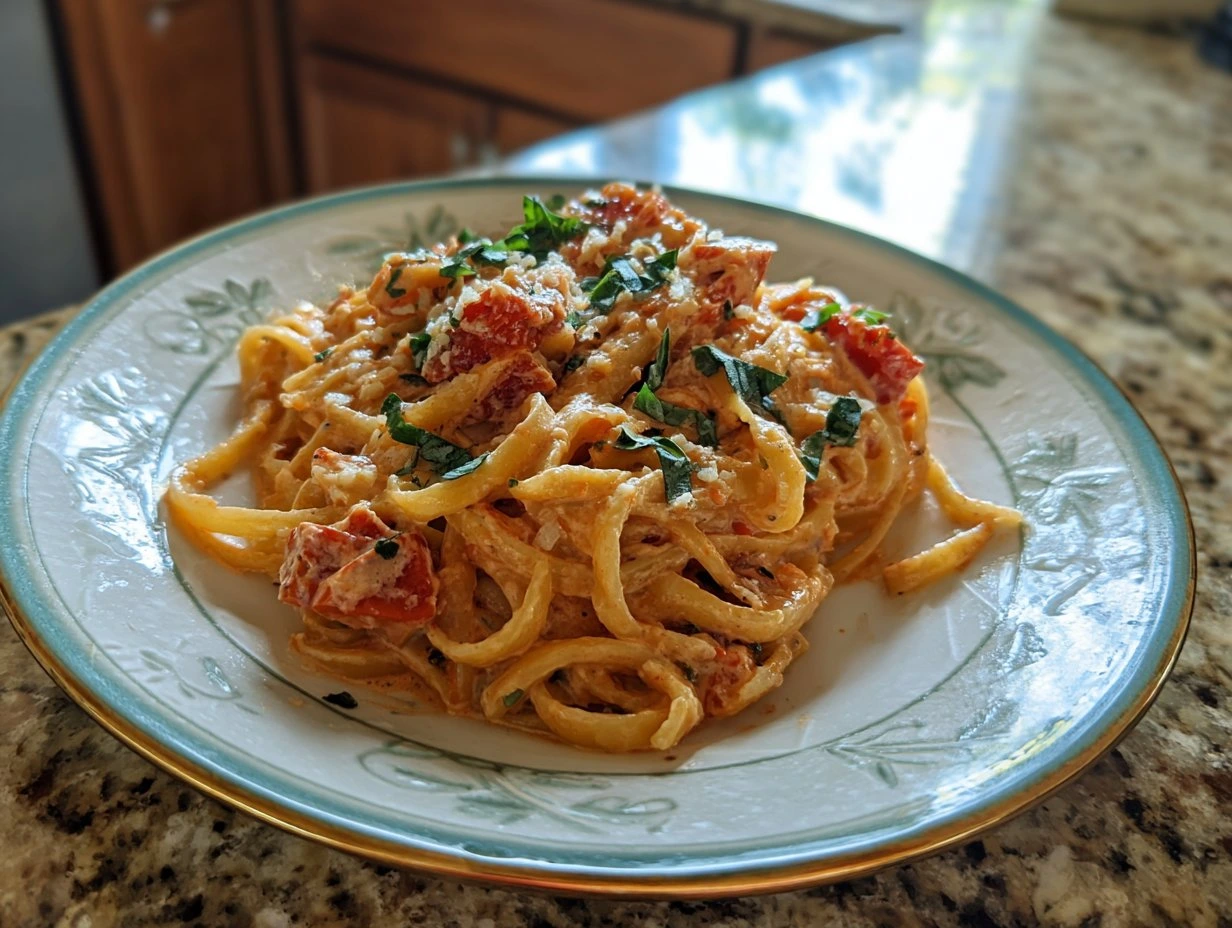 Creamy Tomato Garlic Pasta