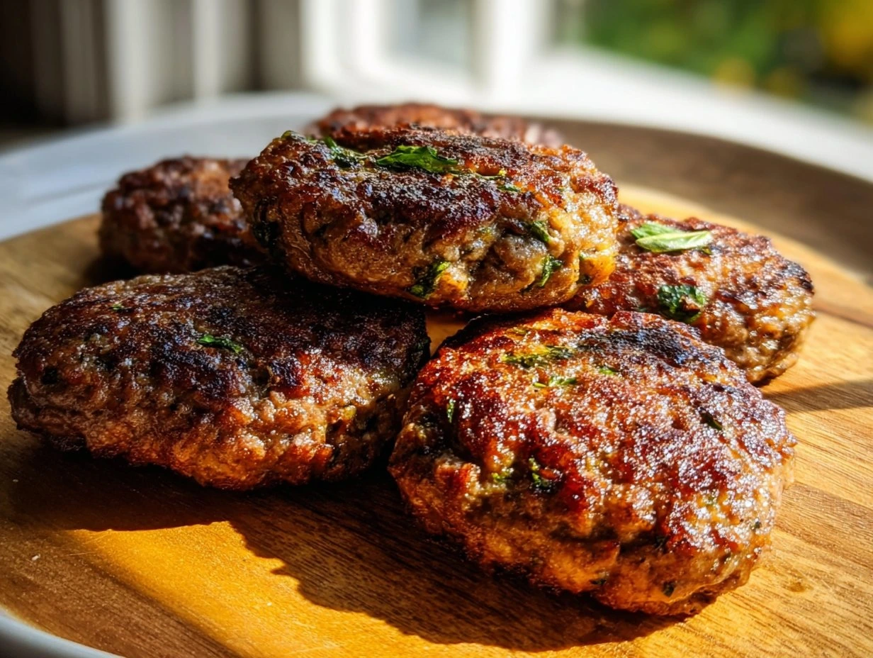 Savory Herb-Infused Lamb Patties