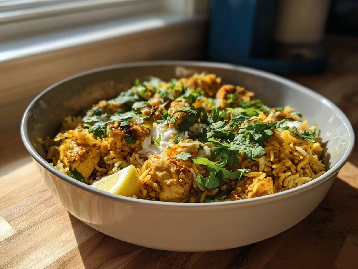 Spiced Chicken Biryani Delight