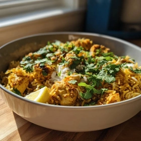 Spiced Chicken Biryani Delight recipe