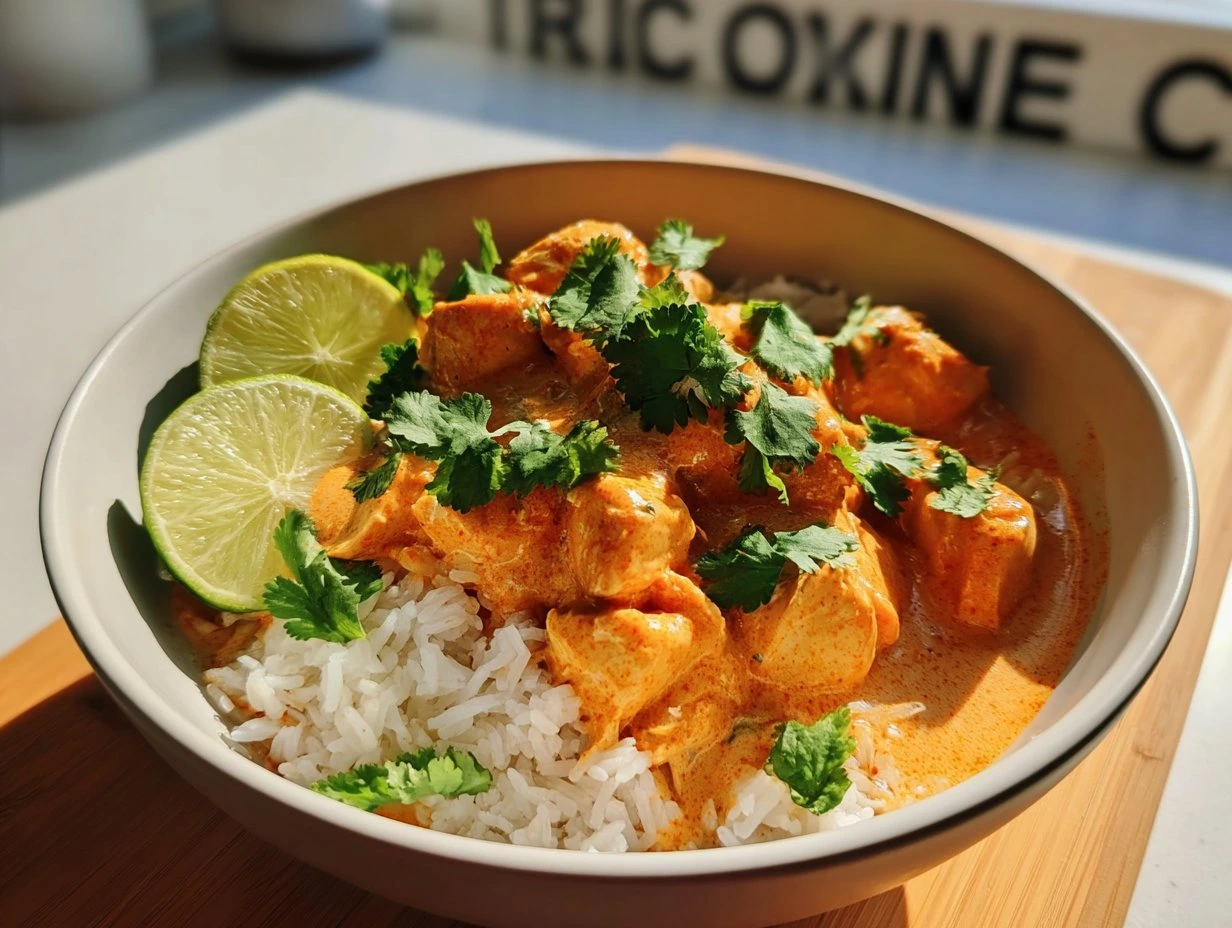 Spicy Coconut Chicken Rice Bowl