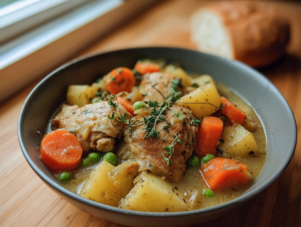 Hearty Slow Cooker Chicken Stew
