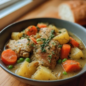 Hearty Slow Cooker Chicken Stew recipe