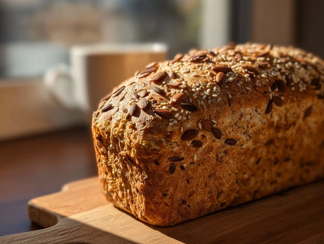 Nutty Multigrain Breakfast Loaf