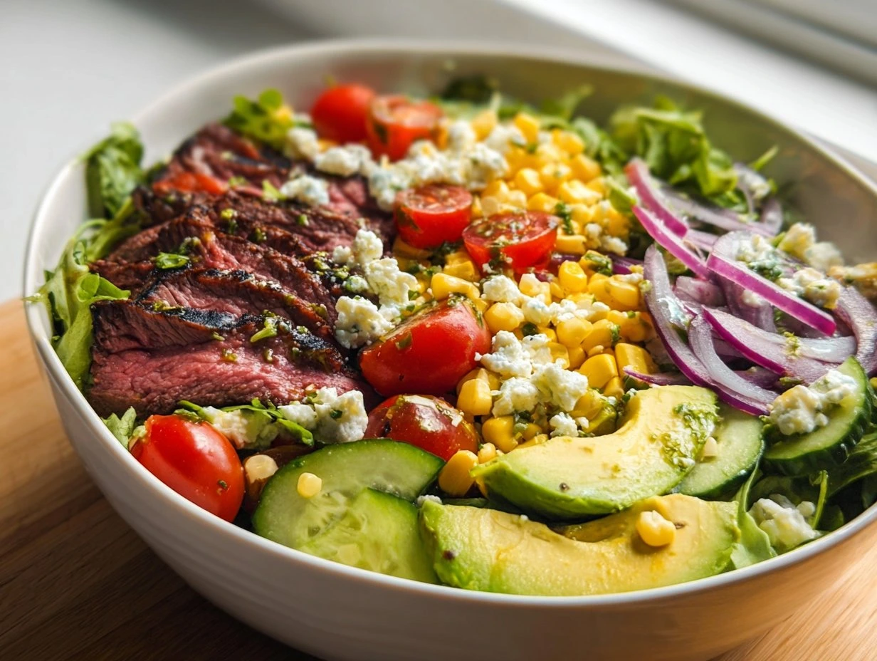 Vibrant Grilled Steak Salad Bowl