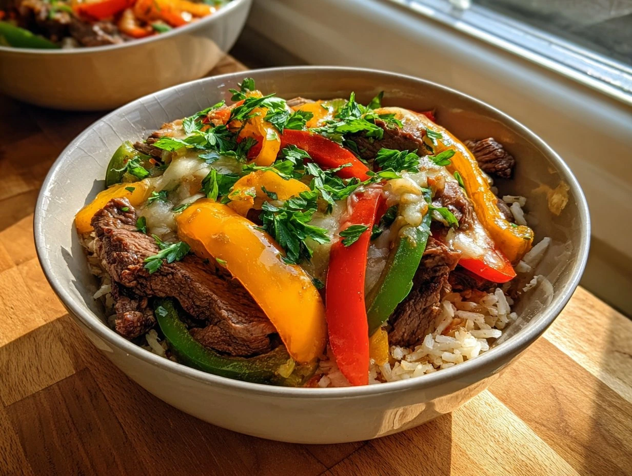 Savory Philly Cheesesteak Bowls