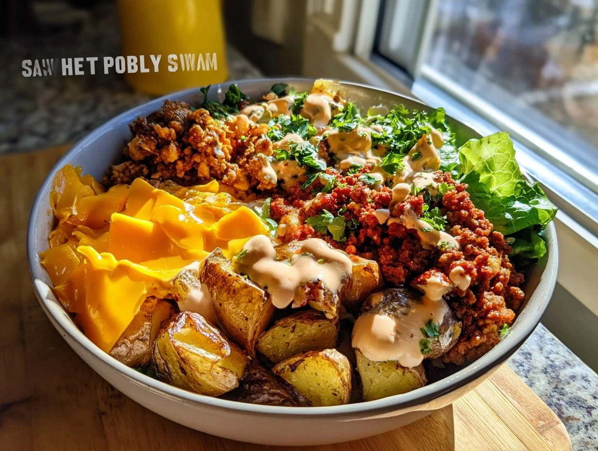 Savory Smash Burger Bowl