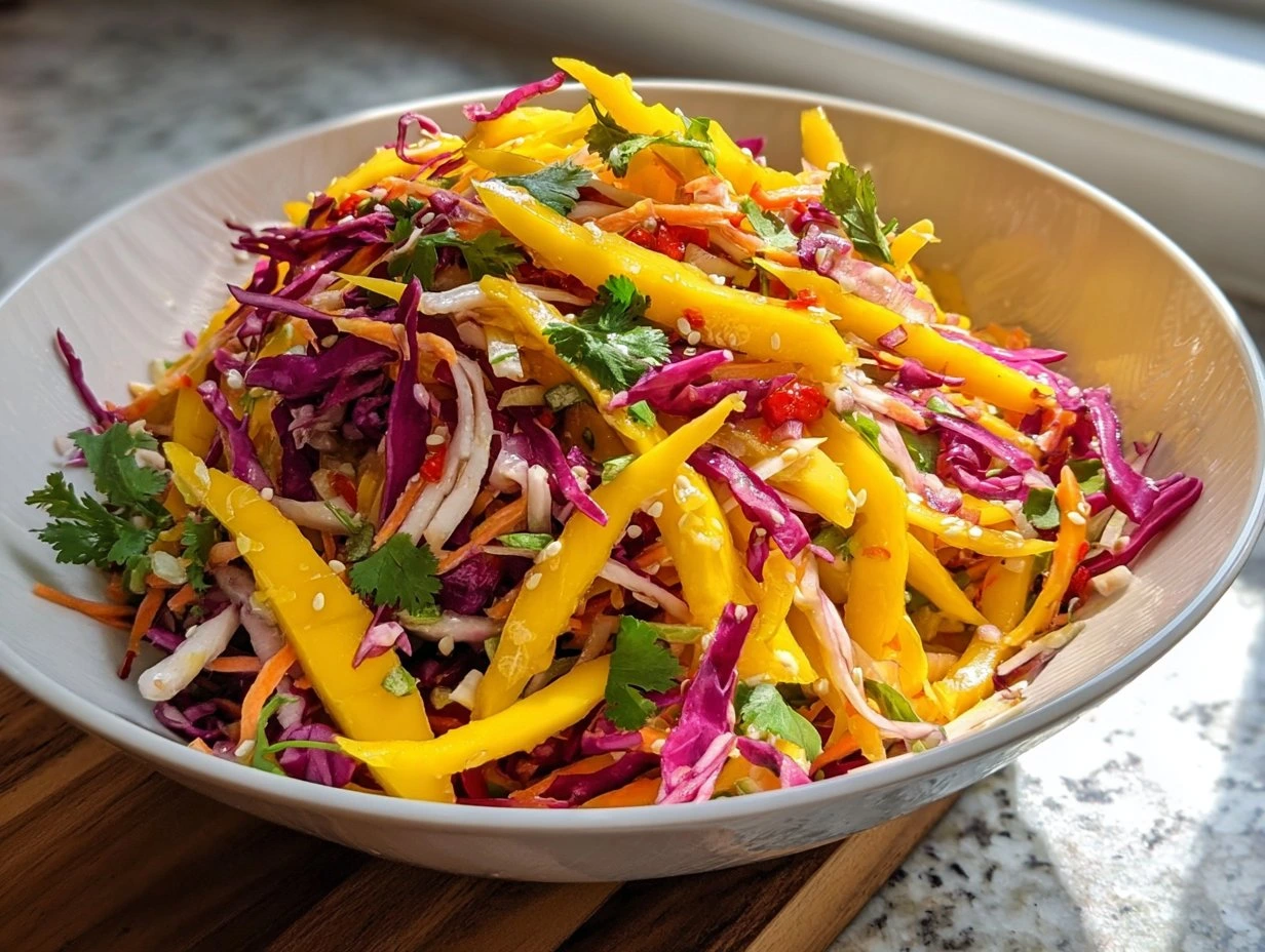 Vibrant Mango Slaw Delight