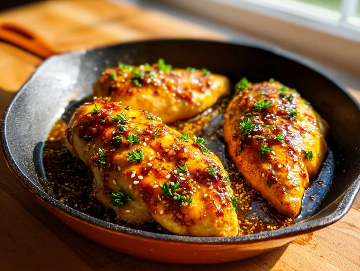Savory Honey Garlic Chicken Breasts