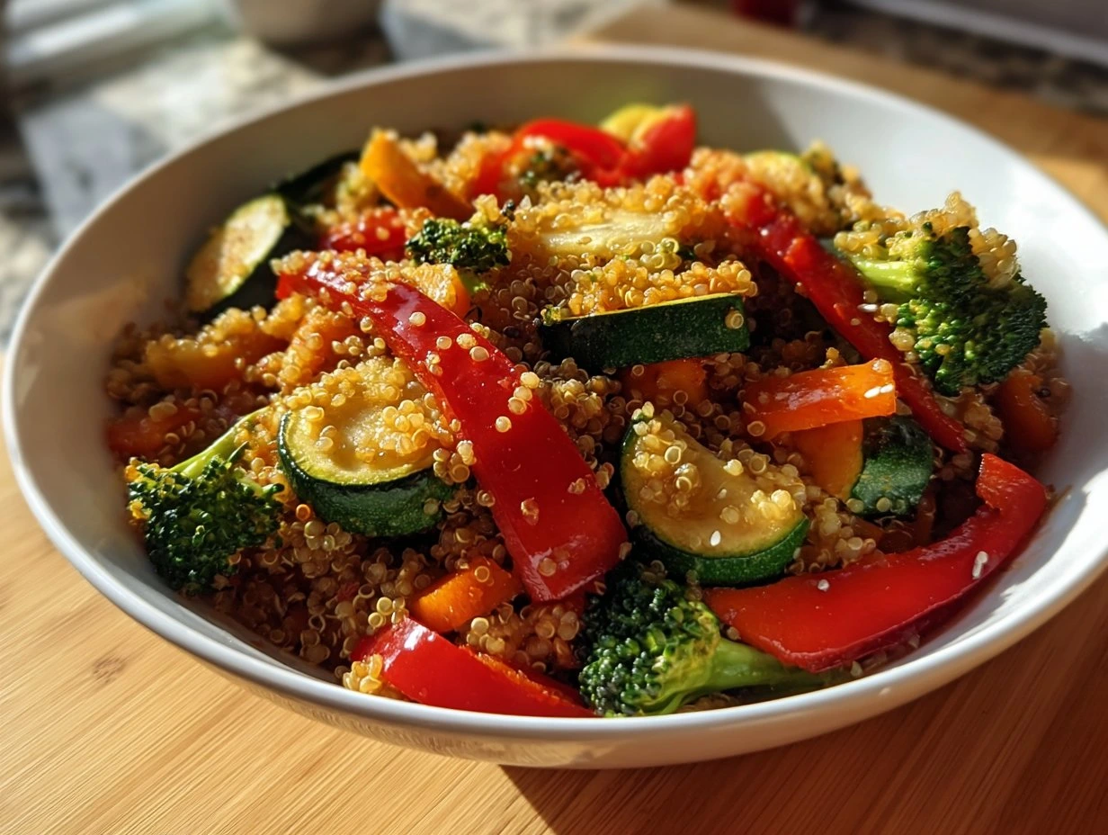 Quick Quinoa & Veggie Stir-Fry