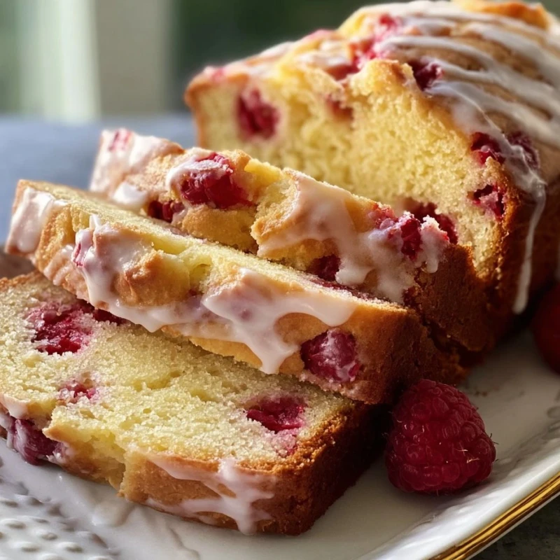 Gluten-Free Raspberry Lemon Loaf | Sharing My Recipes - American Comfort Food