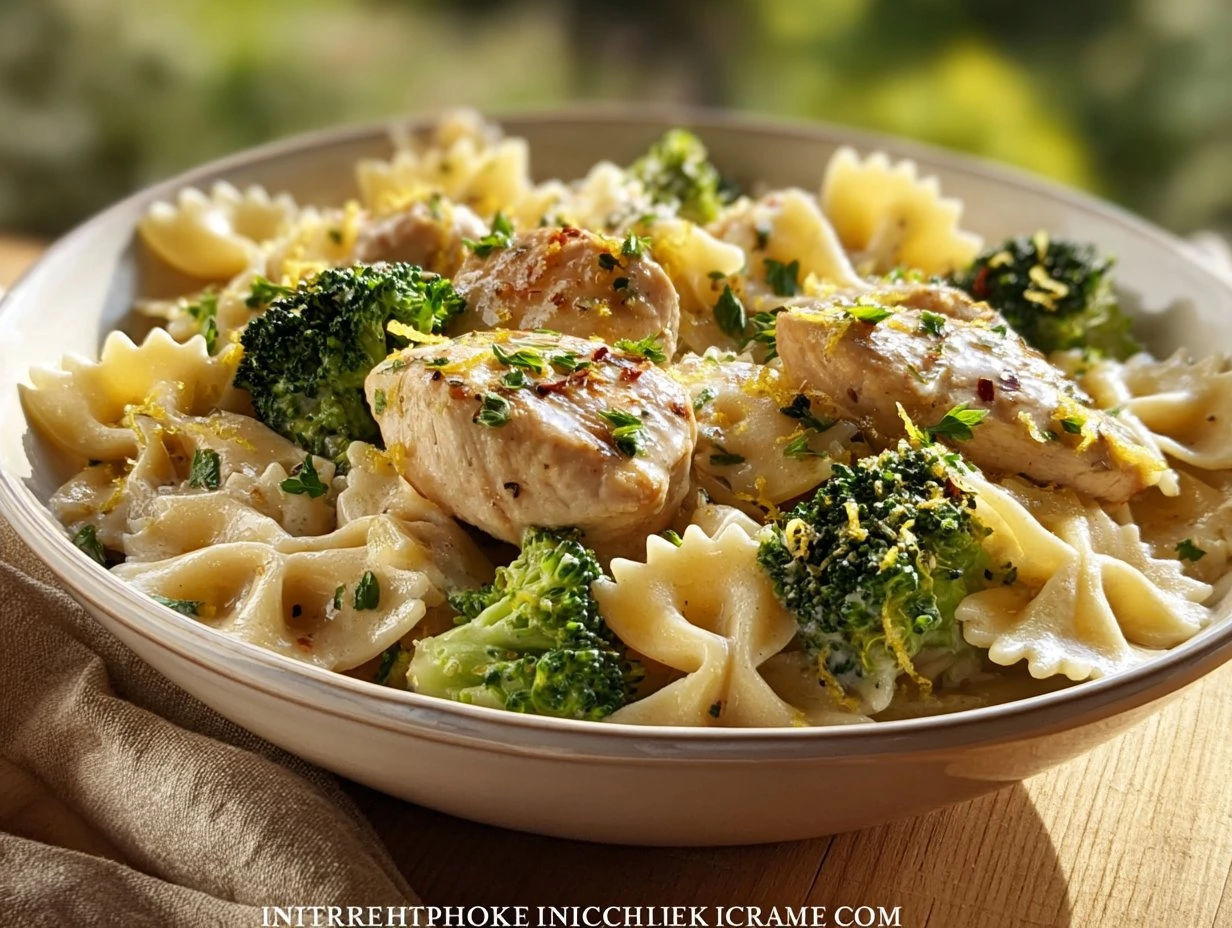 Cowboy Butter Lemon Bowtie Chicken