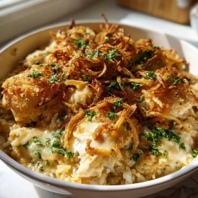 Savory French Onion Chicken Rice recipe