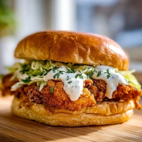 Cajun Crispy Chicken Sandwich recipe