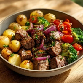 Savory Herb-Roasted Steak Bowl recipe