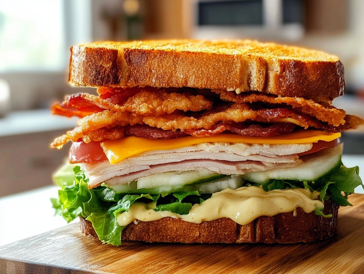 Ultimate Crispy Loaded Club Sandwich