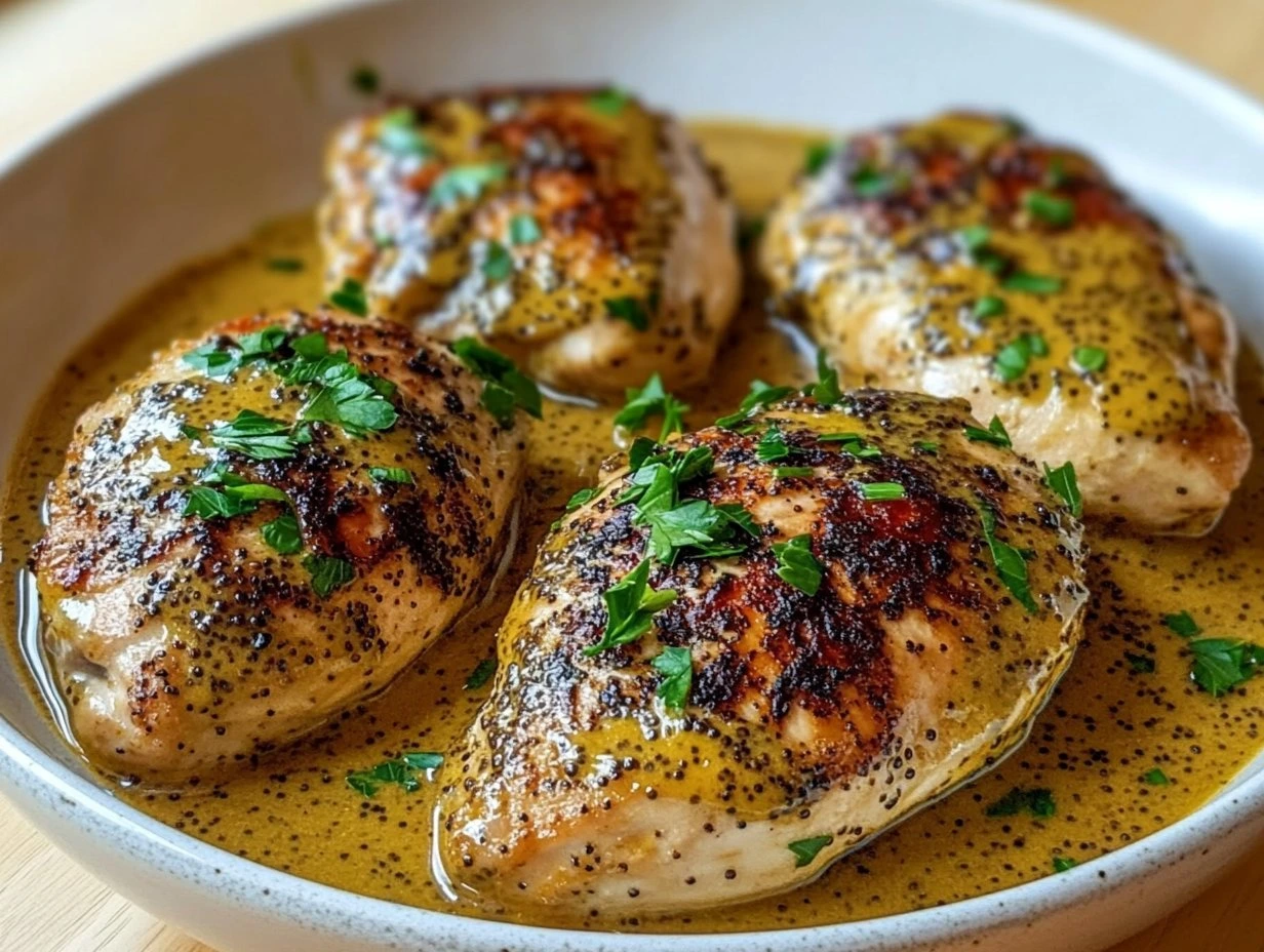 Savory French Mustard Chicken