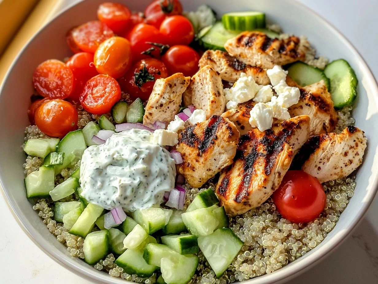 Zesty Greek Chicken Bowls