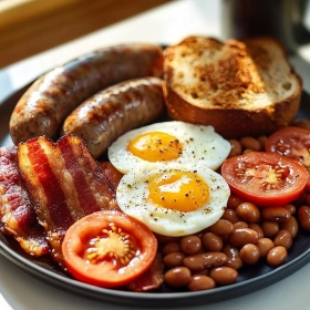 Hearty English Breakfast Feast recipe