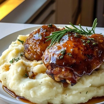 Perfectly cooked Chipotle Honey Chicken Thighs Delight served and ready to eat - final result