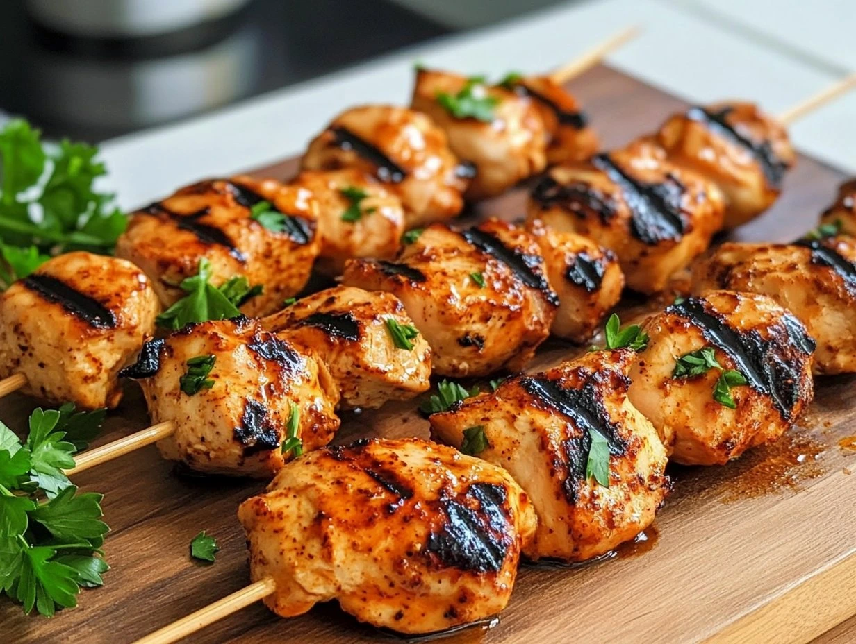 Spicy Grilled Chicken Skewers