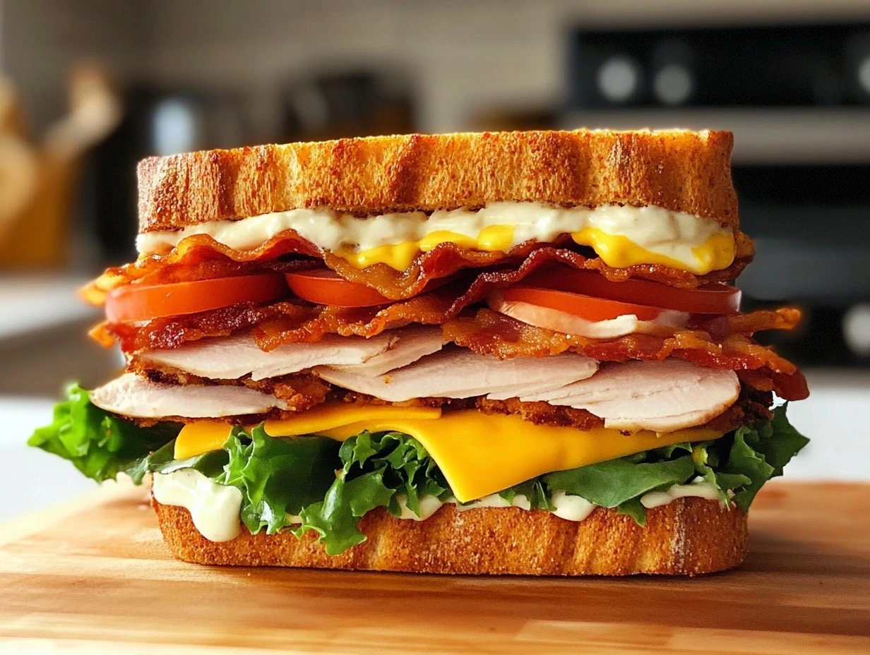 Ultimate Crispy Loaded Club Sandwich