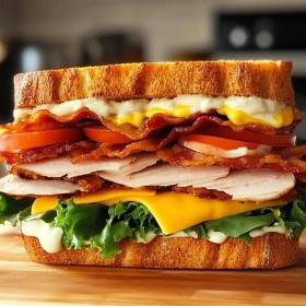 Ultimate Crispy Loaded Club Sandwich recipe