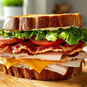 Ultimate Crispy Loaded Club Sandwich recipe
