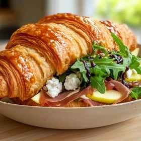 Apple & Goat Cheese Croissant Delight recipe