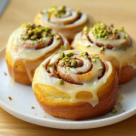 Pistachio Cinnamon Rolls Delight recipe