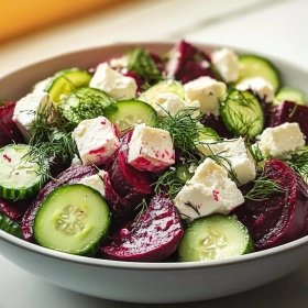 Vibrant Beet and Feta Salad recipe