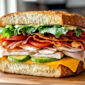 Ultimate Crispy Loaded Club Sandwich recipe