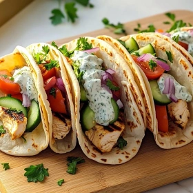 Zesty Mediterranean Chicken Tacos recipe
