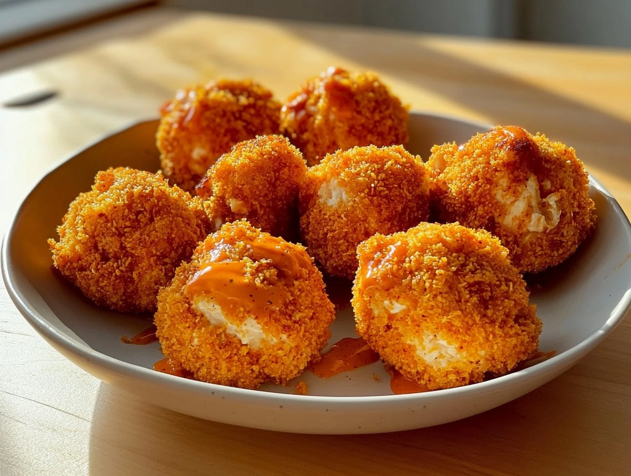 Crispy Buffalo Chicken Bombs